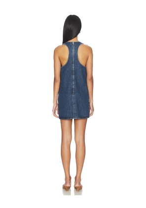 AGOLDE Harriet Dress in Blue. Size XS. Also in S, M, L.