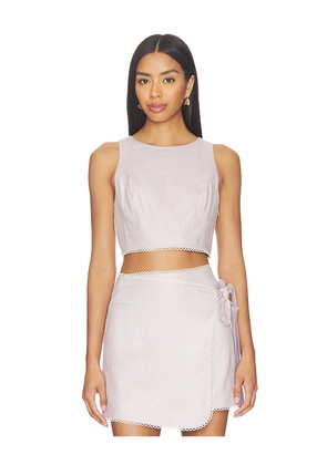 HEVRON Terrel Top in Lavender. Size XS. Also in S, M, L.