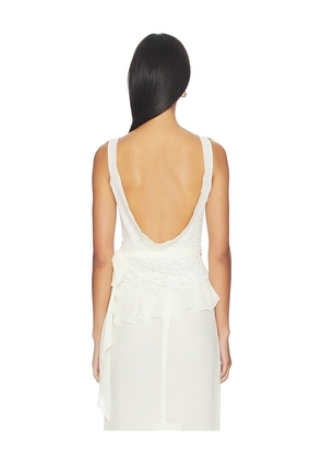 Fait Par Foutch Valentina Top in White. Size XXS. Also in M, S.