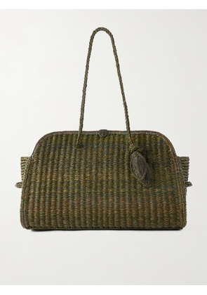 Jacquemus - The Turismo Raffia Shoulder Bag - Green - One size