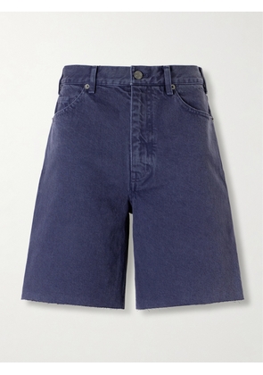 Nili Lotan - Russel Frayed Denim Shorts - Blue - US0,US2,US4,US6,US8,US10,US12