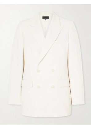 Nili Lotan - Weston Double-breasted Wool-gabardine Blazer - Neutrals - US0,US2,US4,US6,US8,US10,US12