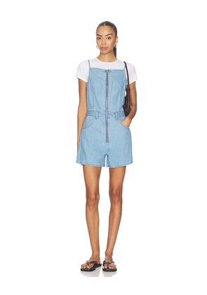 LEVI'S Square Neck Romper in Baby Blue. Size S. Also in XS, M, L, XL.