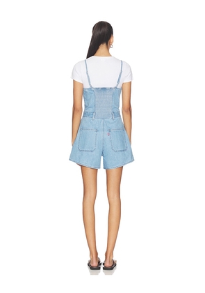 LEVI'S Square Neck Romper in Baby Blue. Size S. Also in XS, M, L, XL.