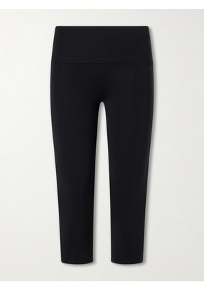 ÉTERNE - Stretch-modal Capri Leggings - Black - x small,small,medium,large,x large