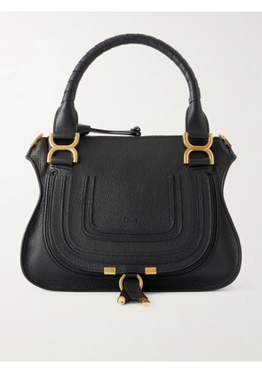Chloé - Marcie Textured-leather Tote Bag - Black - One size