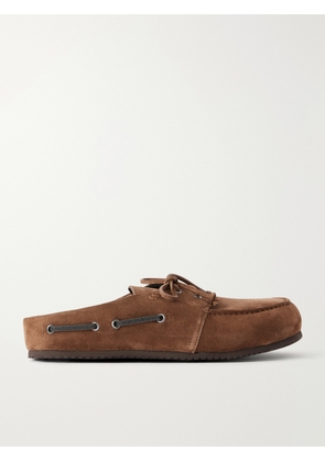 Brunello Cucinelli - Suede Slip-on Mules - Brown - IT36,IT36.5,IT37,IT37.5,IT38,IT38.5,IT39,IT39.5,IT40,IT40.5,IT41