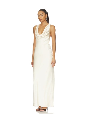 Lovers and Friends x Ivana Ramirez Katherine Maxi Dress in Cream. Size XS. Also in XXS, S, M, L, XL.