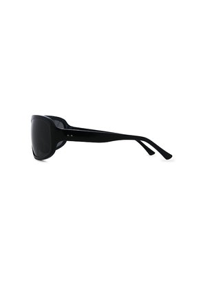 Lexxola Skye Sunglasses in Black.