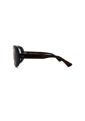 Lexxola Cleo Sunglasses in Brown.