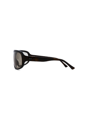 Lexxola Skye Sunglasses in Brown.