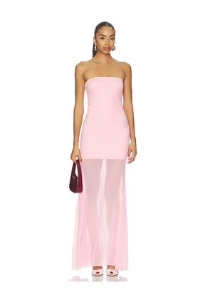 OW Collection x REVOLVE Mina Maxi Dress in Pink. Size XS. Also in S, M, L, XL.