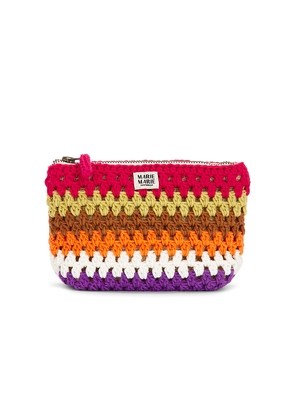Marie Marie Amsterdam Pouch Small in Brown,Orange.