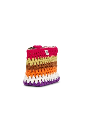 Marie Marie Amsterdam Pouch Small in Brown,Orange.