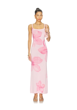 Lovers and Friends Abi Maxi Dress in Pink. Size XS. Also in XXS, S, M, L, XL.