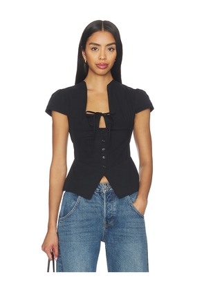 LIONESS Kendall Top in Black. Size S. Also in XXS, XS.