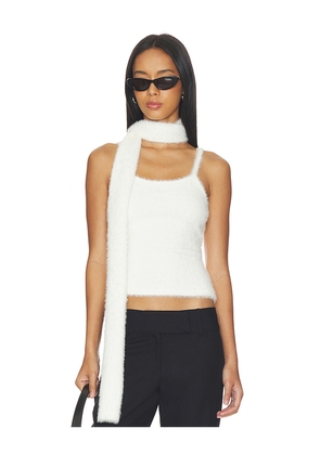 LIONESS Dolce Tank Top in White. Size S. Also in XXS, XS, M, L, XL, XXL.