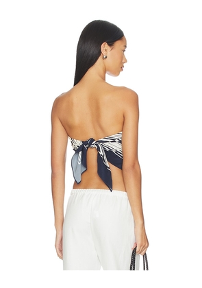 Lovers and Friends Carmen Scarf Top in Navy,White. Size XS/S. Also in M/L.