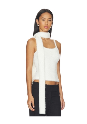 LIONESS Dolce Tank Top in White. Size S. Also in XXS, XS, M, L, XL, XXL.