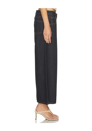 LIONESS Horseshoe Cropped Jeans in Blue. Size S. Also in XXS, XS, M, L.