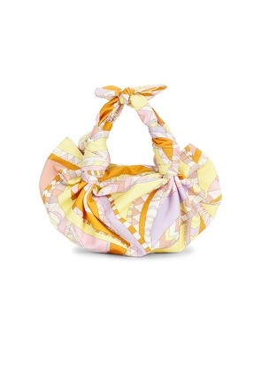 NLA Collection Knot Bag in Yellow,Orange.