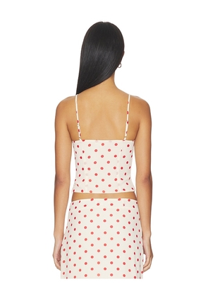 MORE TO COME Annie Cami Top in Cream. Size XXS. Also in XS, S, M, L, XL.