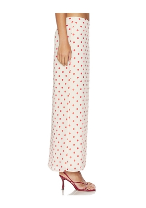 MORE TO COME Annie Maxi Skirt in Cream. Size XXS. Also in XS, S, M, L.