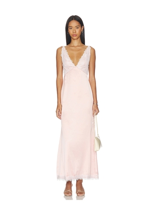 MORE TO COME Valencia Maxi Dress in Peach. Size XXS. Also in L, M, S, XL, XS.