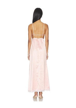 MORE TO COME Valencia Maxi Dress in Peach. Size XXS. Also in S, L.