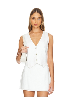 Show Me Your Mumu Vicky Vest in White. Size XS. Also in S, M, L.
