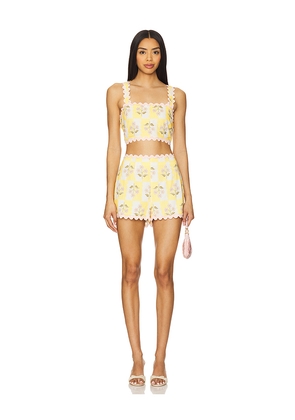 SAYLOR Vanka Set in Yellow. Size XS. Also in S, M, L.