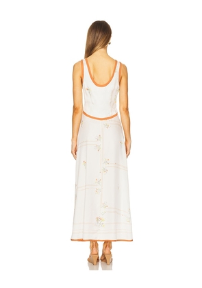 Sancia The Aubrey Dress in White. Size L. Also in XS, XL.