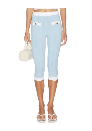 retrofete Bathilde Pant in Baby Blue. Size XS. Also in S, M, L.