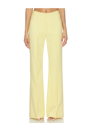 Smythe Classic Pant in Lemon. Size 2. Also in 0, 6.