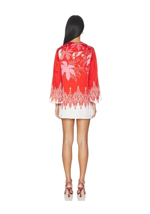 Poupette St Barth Gia Mini Dress in Red. Size XS. Also in S.