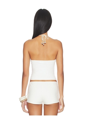 superdown Blanche Halter Top in White. Size XXS. Also in M, L.