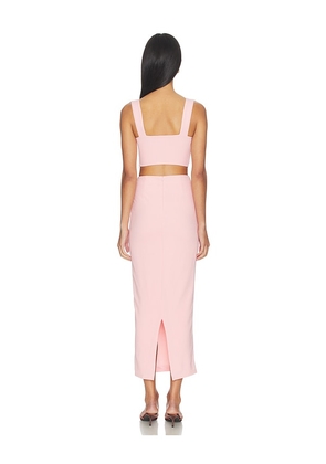 superdown Veneda Skirt Set in Pink. Size XXS. Also in L, XL.