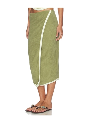 The Line by K Stav Skirt in Green. Size XS. Also in S, M, XL.