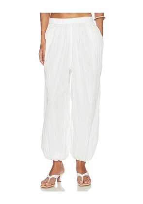 The Line by K Louis Genie Pant in White. Size XS. Also in S, M, L.