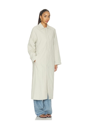 Still Here Trench Coat in Grey. Size XS. Also in XL/1X.