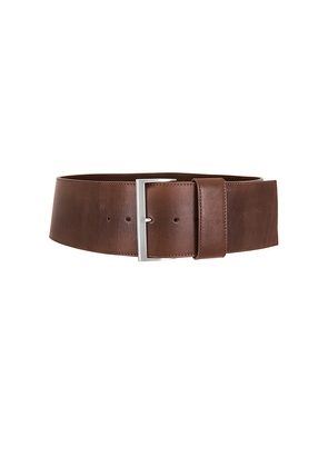 St. Agni Wide Classic Belt in Brown. Size XS-S. Also in M-L.