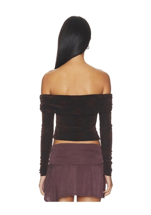 Tiger Mist I.AM.GIA Korra Top in Chocolate. Size XXS. Also in XS, S, M, L, XL.