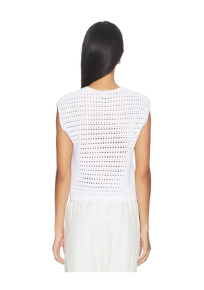 Polo Ralph Lauren Cotton Short Sleeve Pullover Sweater in White. Size XS. Also in S, M, L.