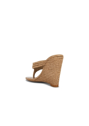 RAYE Inez Wedge in Neutral. Size 5.5. Also in 6, 9.