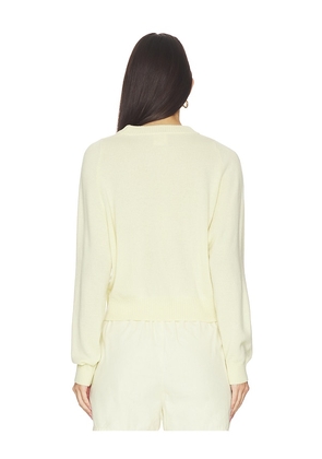 VIR VITA Genevieve Cashmere Sweater in Yellow. Size XS. Also in S, M.