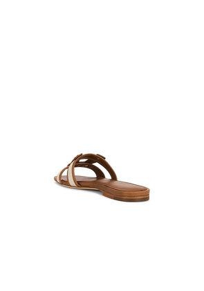 Veronica Beard Via Slide in Brown. Size 6. Also in 6.5, 7, 7.5, 8, 8.5, 9, 9.5, 10.