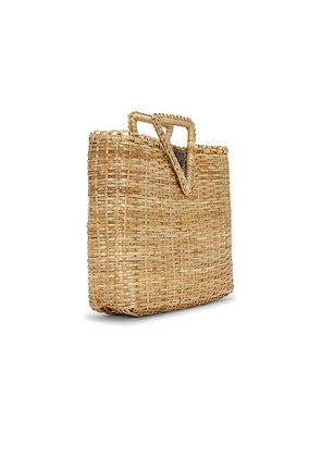 Veronica Beard Bamboo Vesper Tote Bag in Neutral.