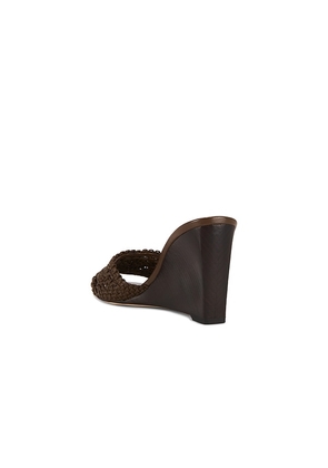 Veronica Beard Ellen Macrame Sandal in Brown. Size 6. Also in 6.5, 7, 7.5, 8.5, 9.