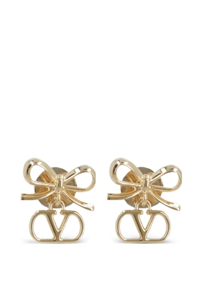 Valentino Garavani Vlogo signature metal earrings - Gold
