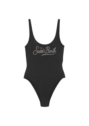 MC2 Saint Barth Lora logo swimsuit - Black
